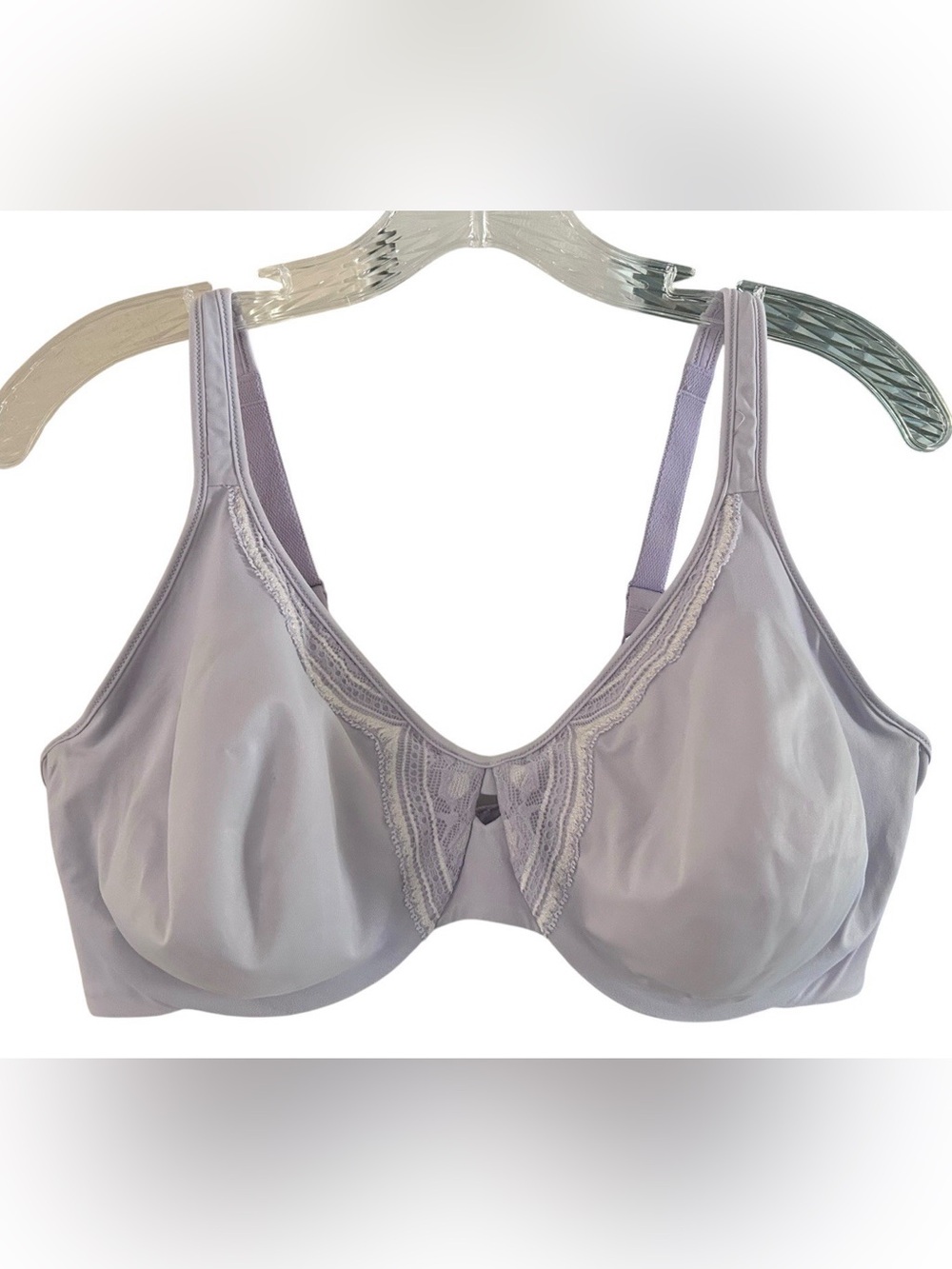 Olga Butterfly Effect Minimizer Underwire Bra Light Purple 42D 35912 Comfort